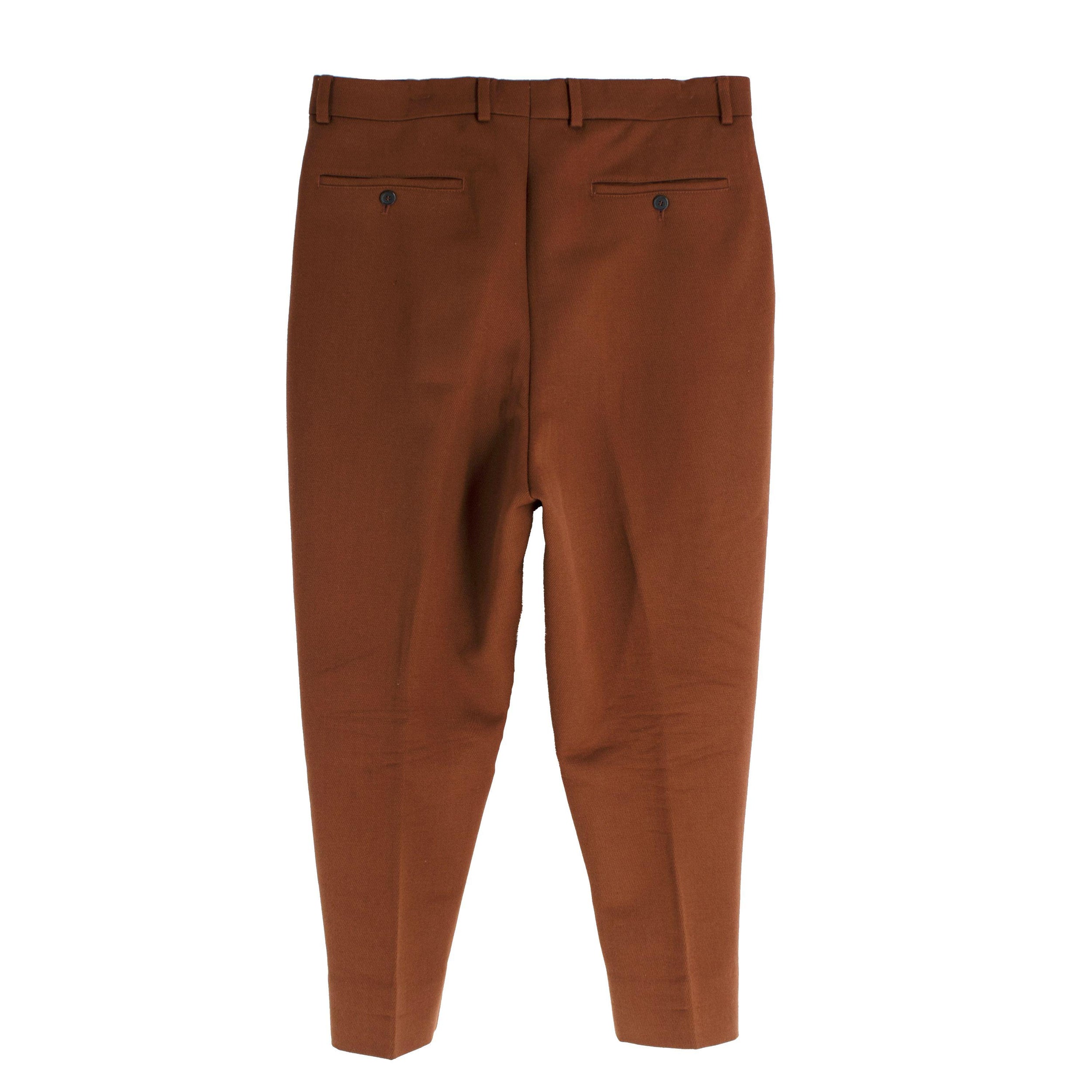 Ami Brown Wool Trousers