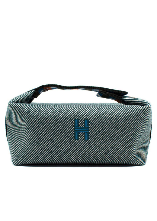 Hermes Green Stripe Bride-a-Brac au Carre Case