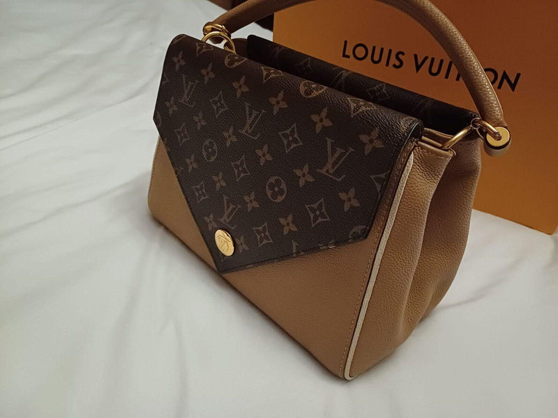 Louis Vuitton Sesame Monogram Canvas and Leather Double V Bag