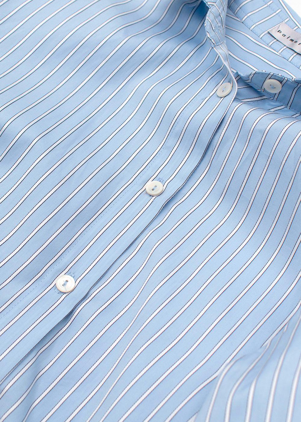 Palmer Harding Blue Pencil Stripe Super Shirt Dress