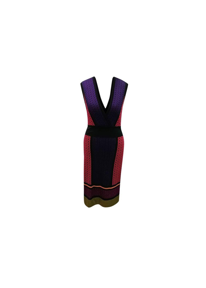 Wool Blend Knitted Sleeveless Dress