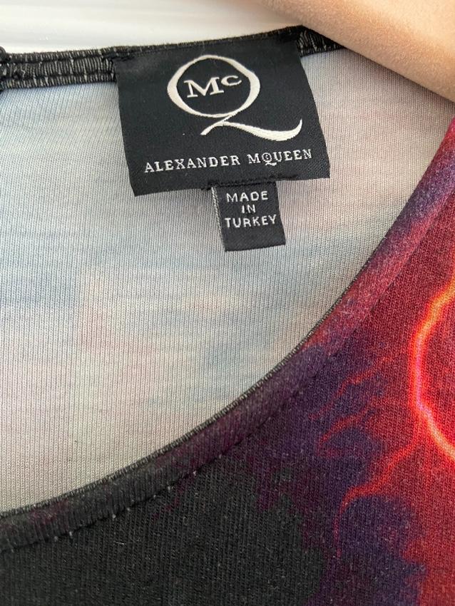 McQ by Alexander McQueen Storm Print Shift Dress