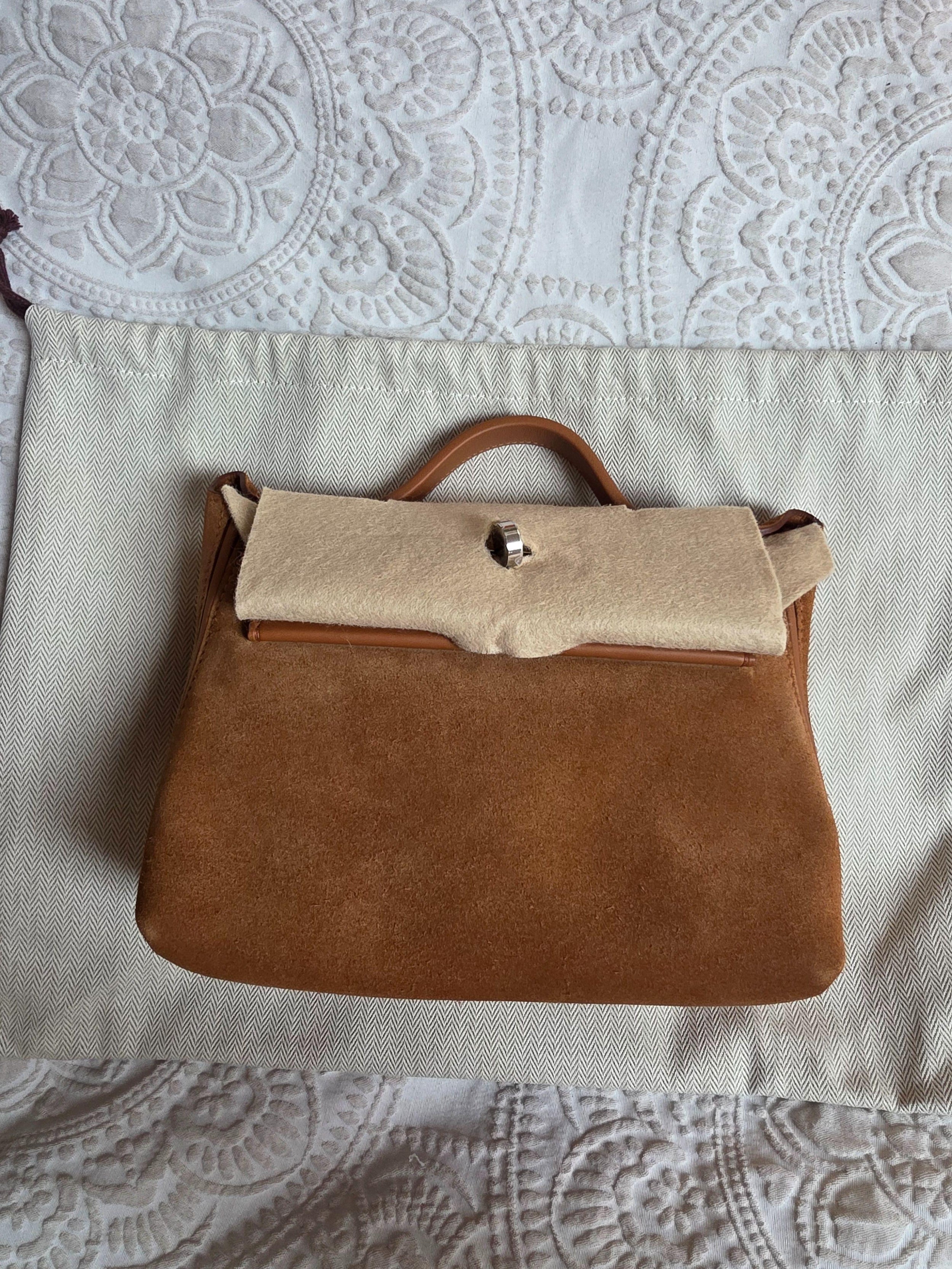 Hermés Tan 24/24 21 Grizzly Bag