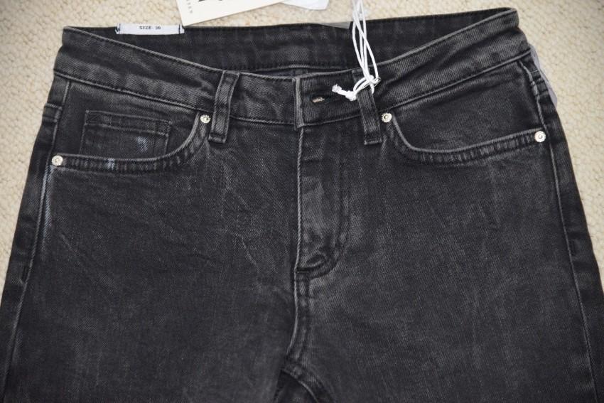Zoe Karssen Patti Raven Skinny Fit Low Mid Rise Jean Black