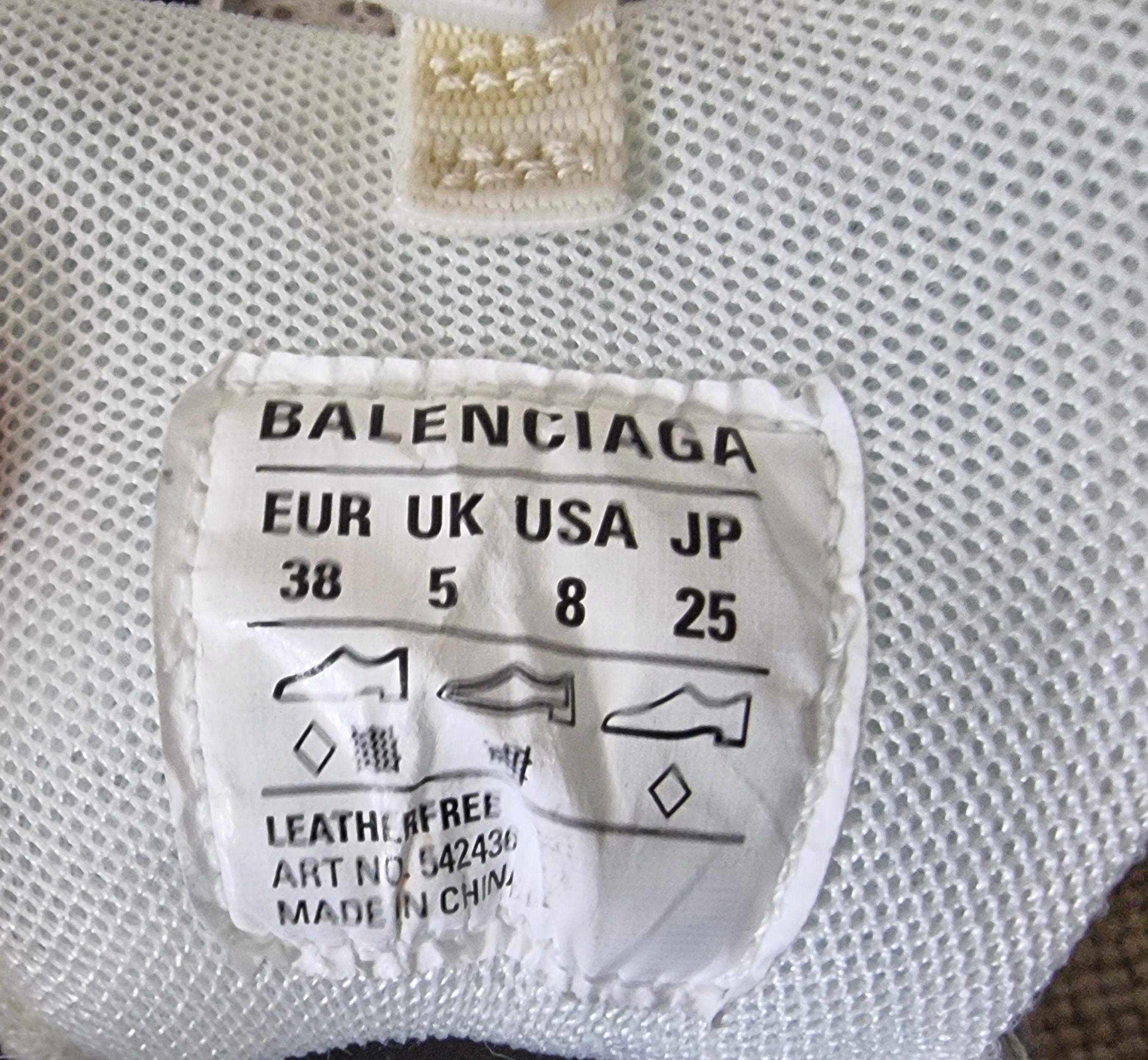 Balenciaga Grey Track Nylon/Mesh Trainers