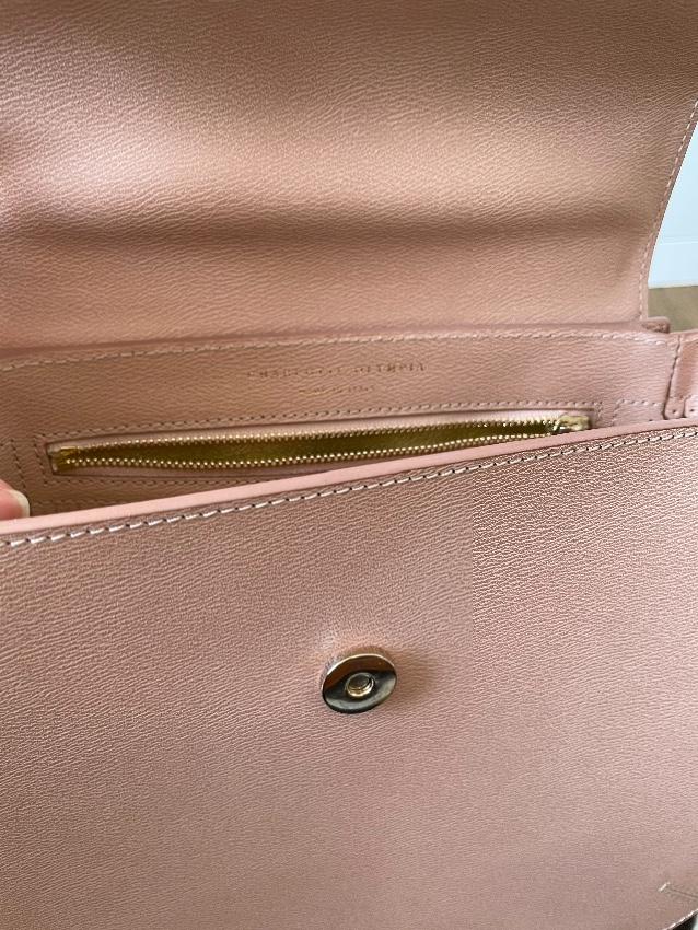 Charlotte Olympia Perspex Top Handle Leather Bag