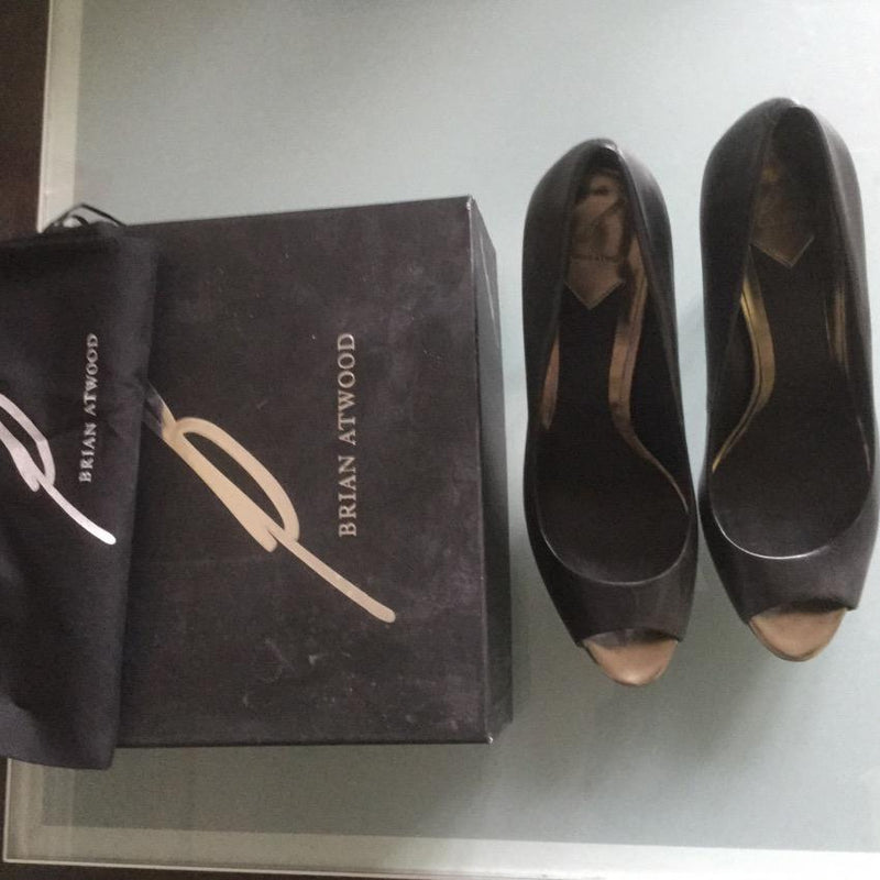 Brian Atwood Peep Toe Pumps