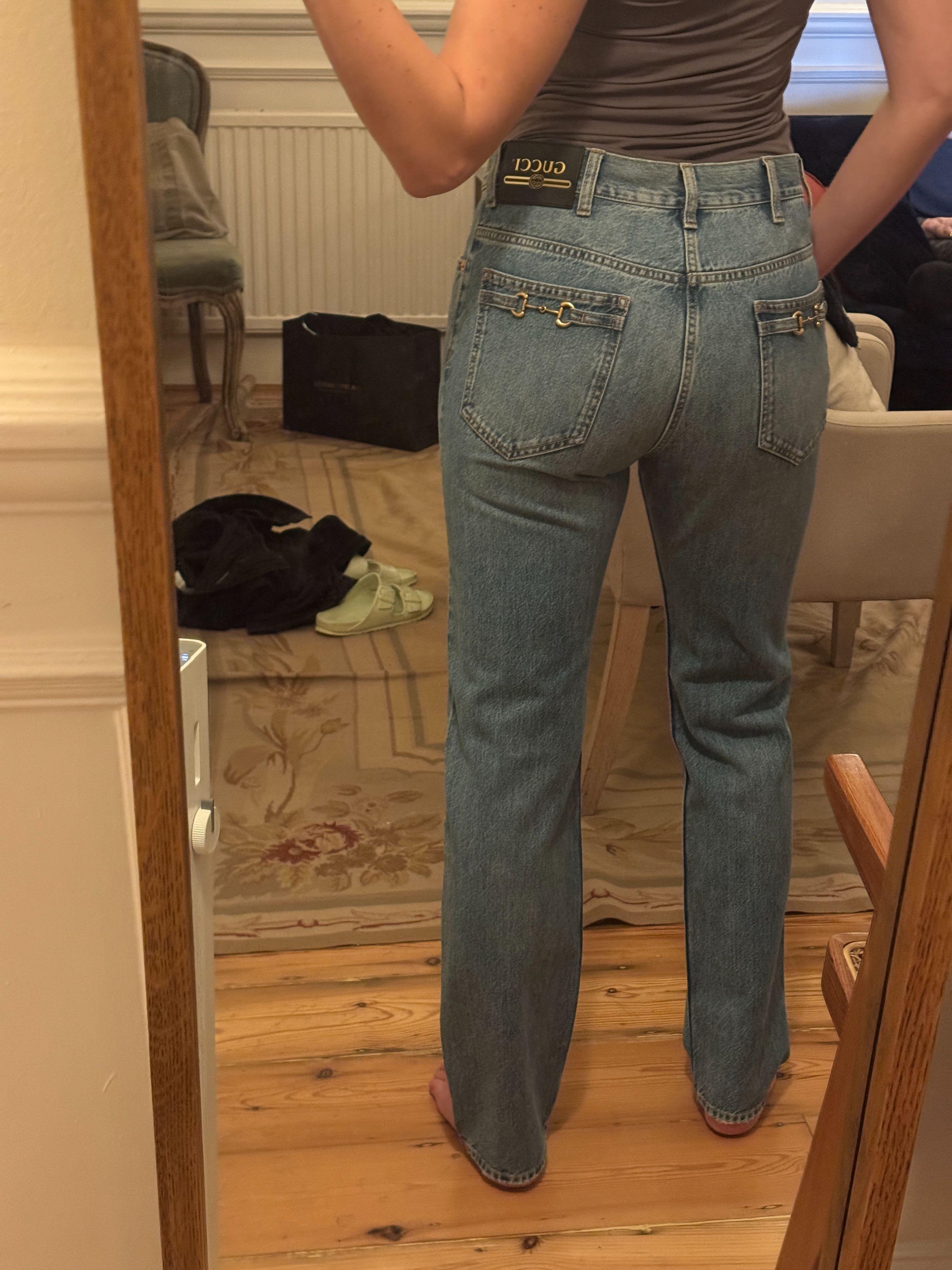 Gucci Unisex Horsebit Jeans