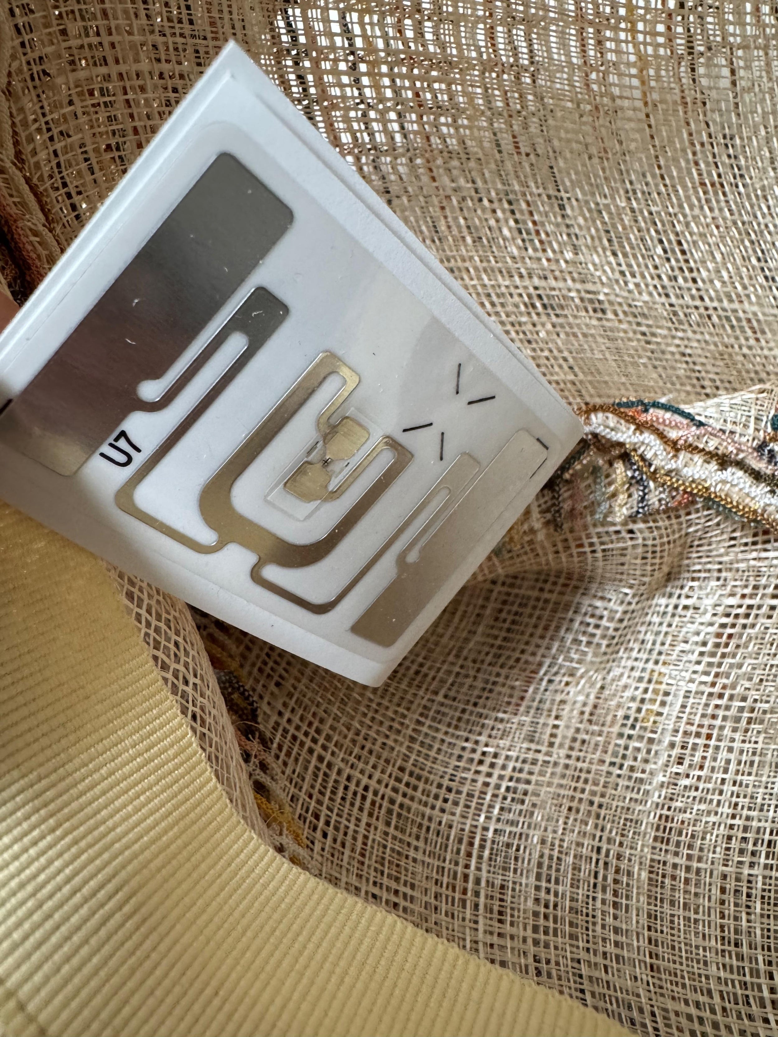 Missoni Beige Straw Turban