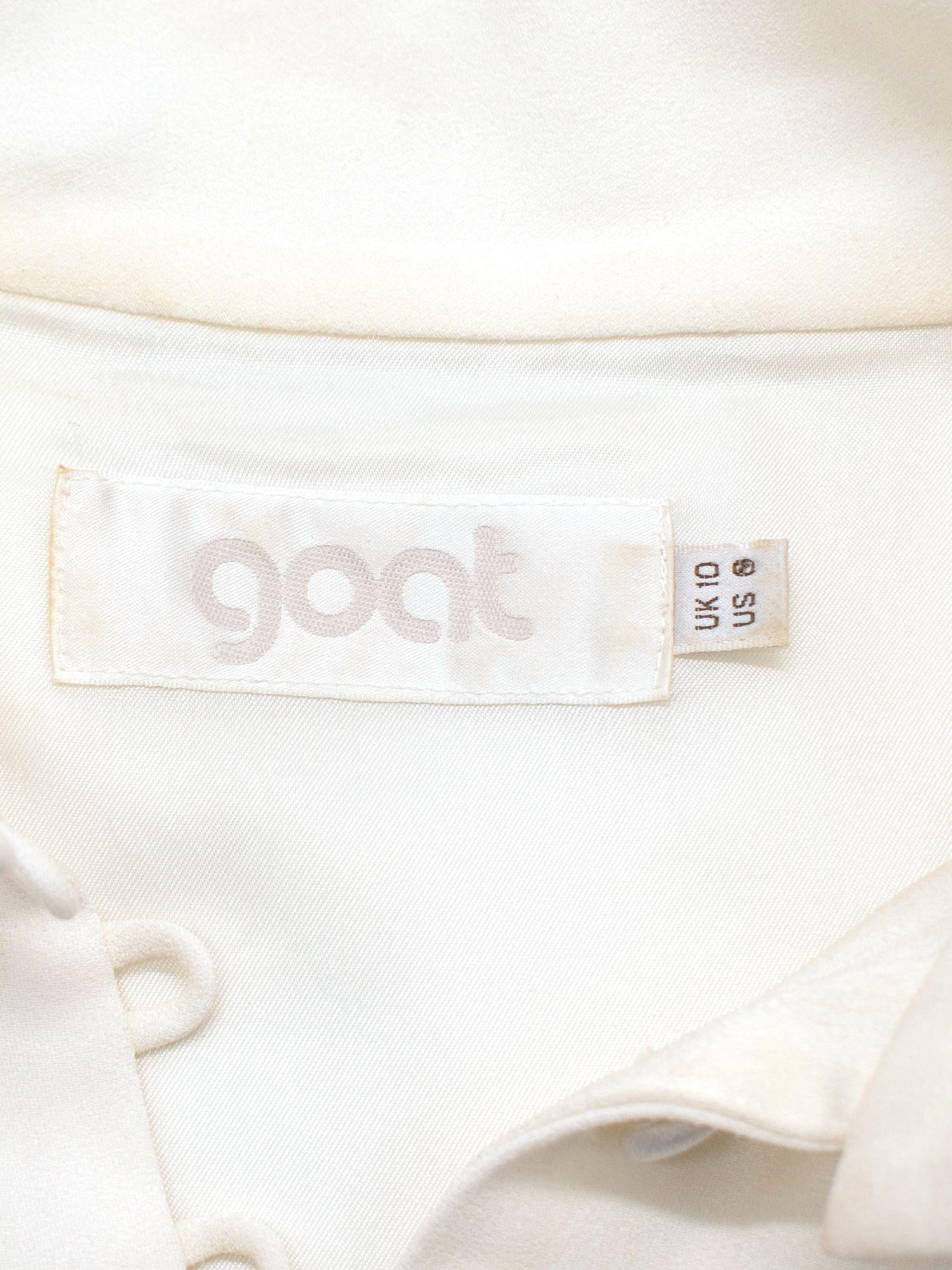 GOAT White Crepe Jumpsuit
