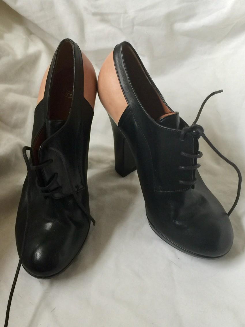 Dries Van Noten Two-Tone Ankle Boots