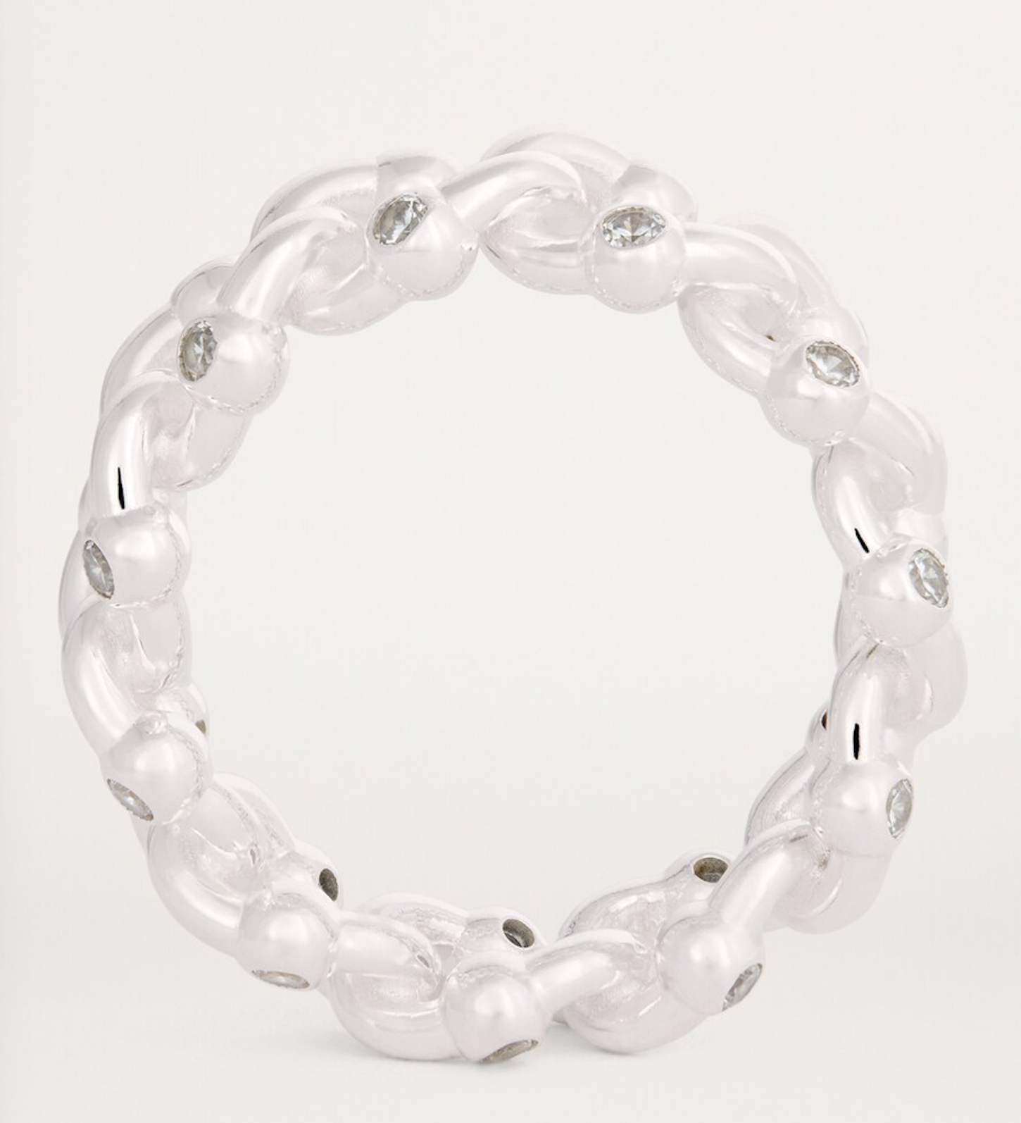 Hatton Labs Sterling Silver Formula Chunky Link Ring