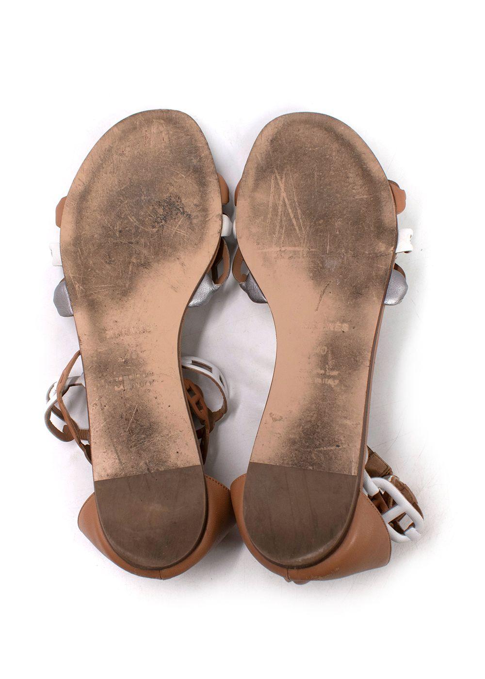 Hermes Beige Kaliste Sandal