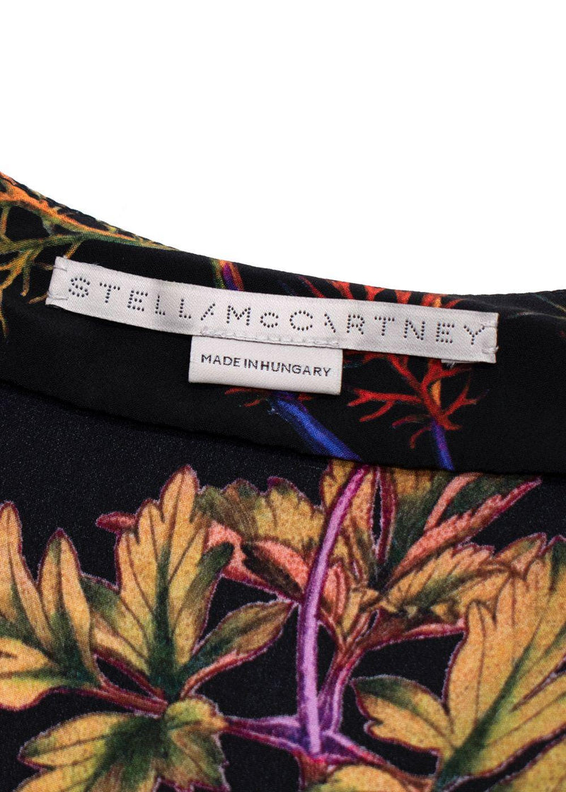 Stella McCartney Tuta Floral Silk Jumpsuit