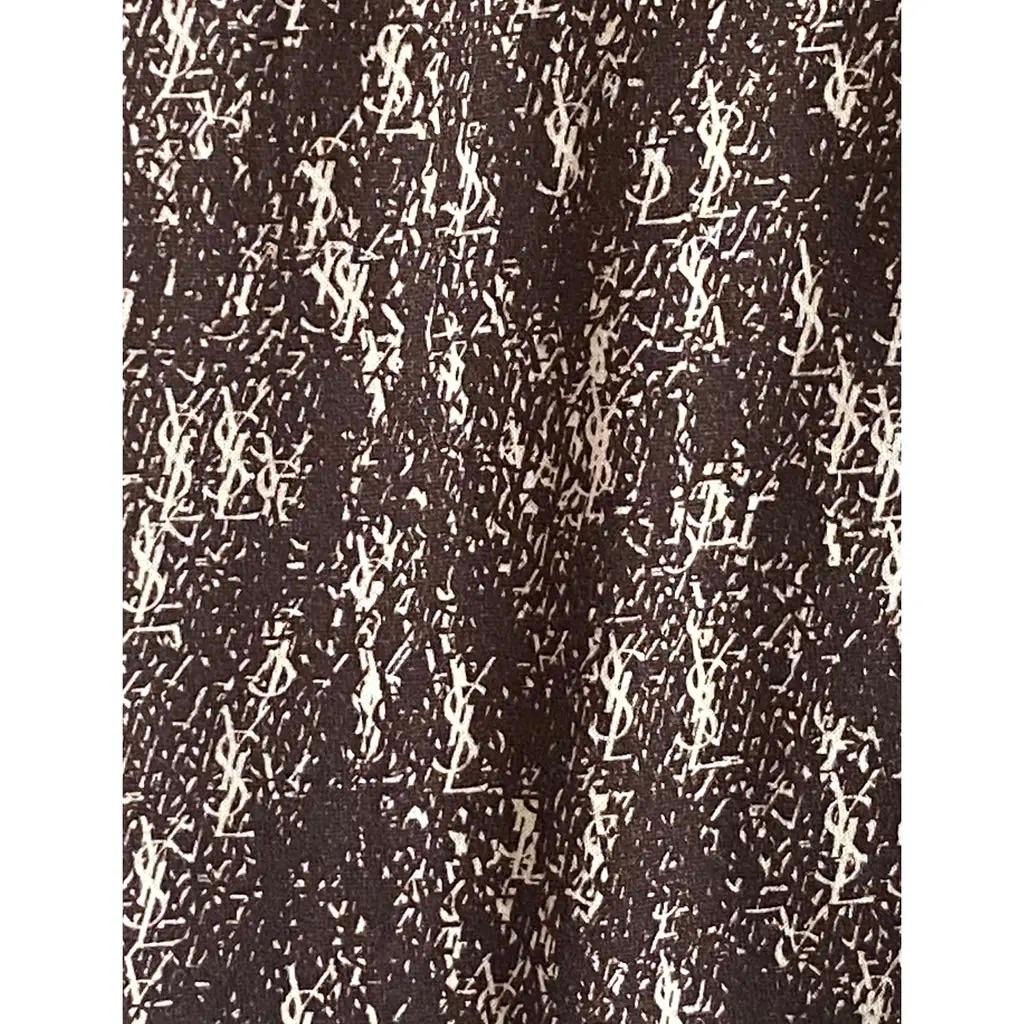 Saint Laurent Print Cotton Top