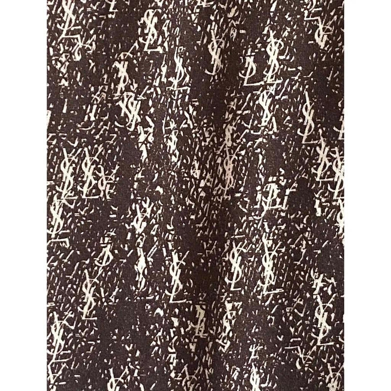 Saint Laurent Print Cotton Top