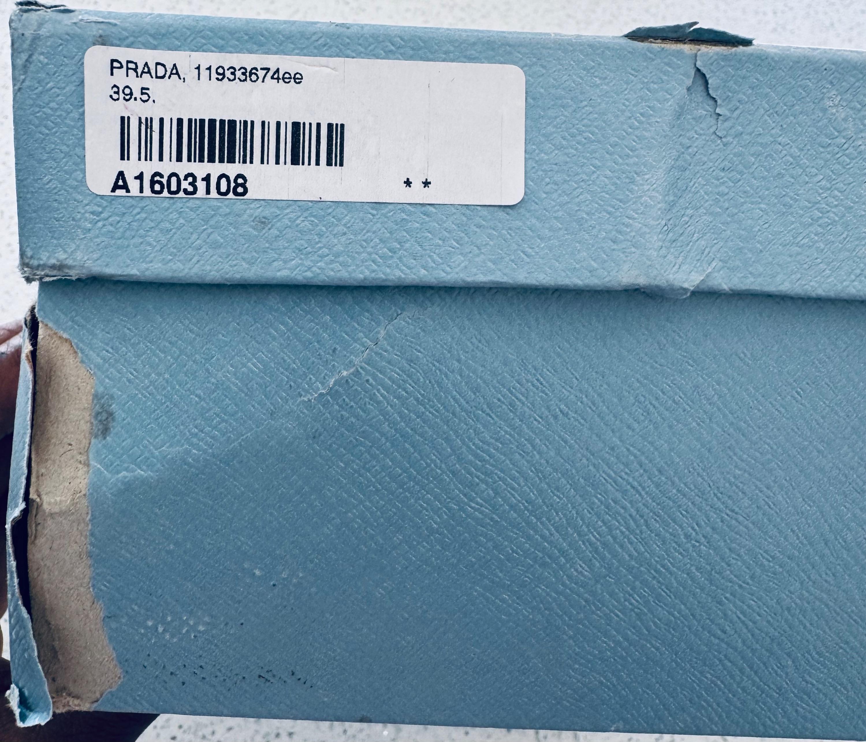 Prada Yellow Leather Heeled Pumps