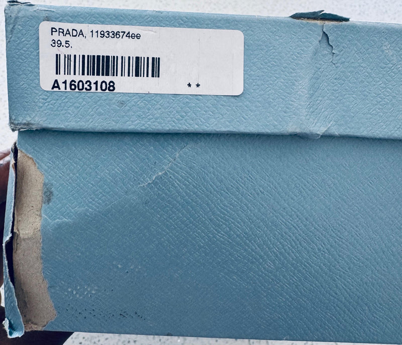 Prada Yellow Leather Heeled Pumps