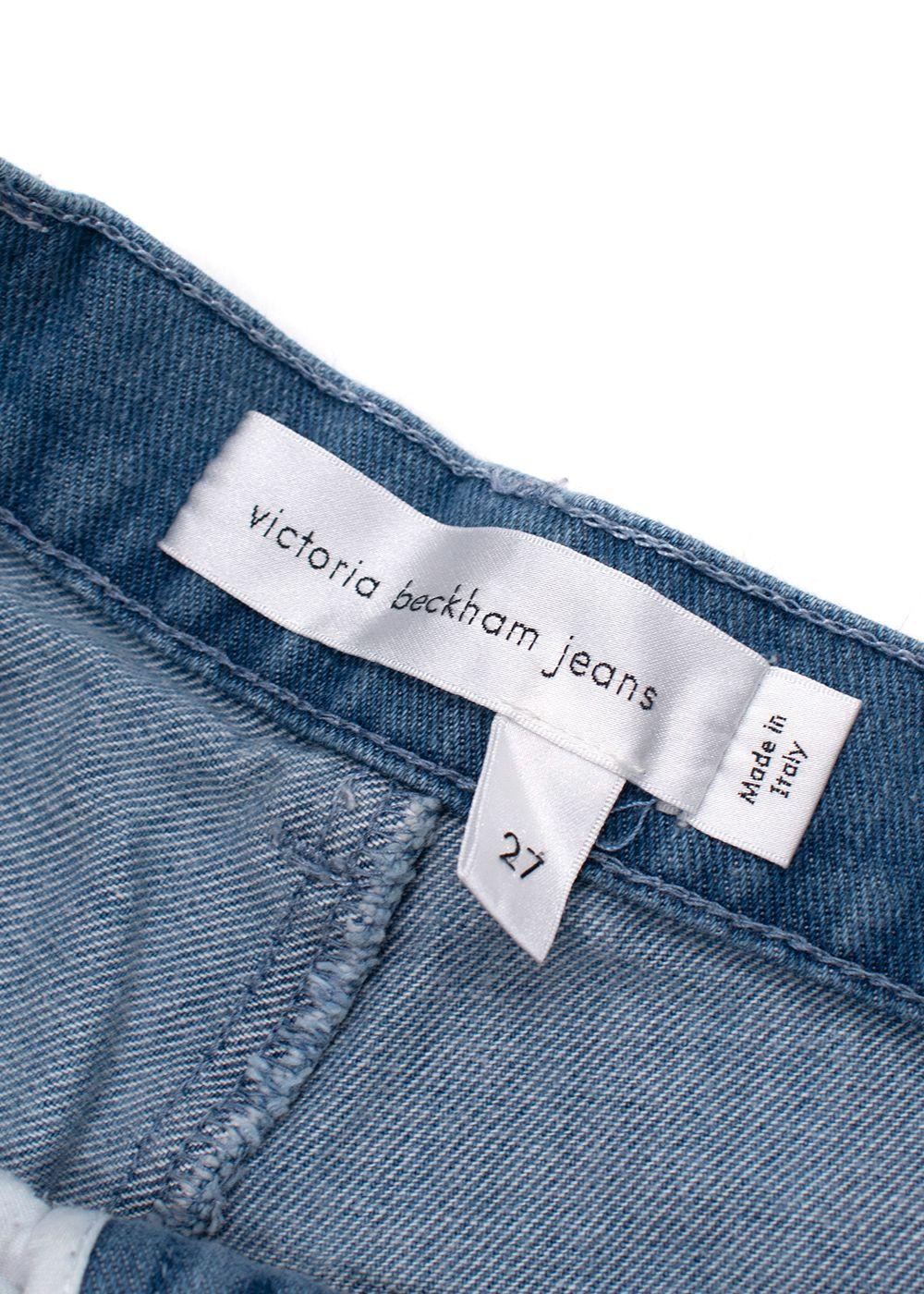 Victoria Beckham High Waisted Wide Leg Jeans