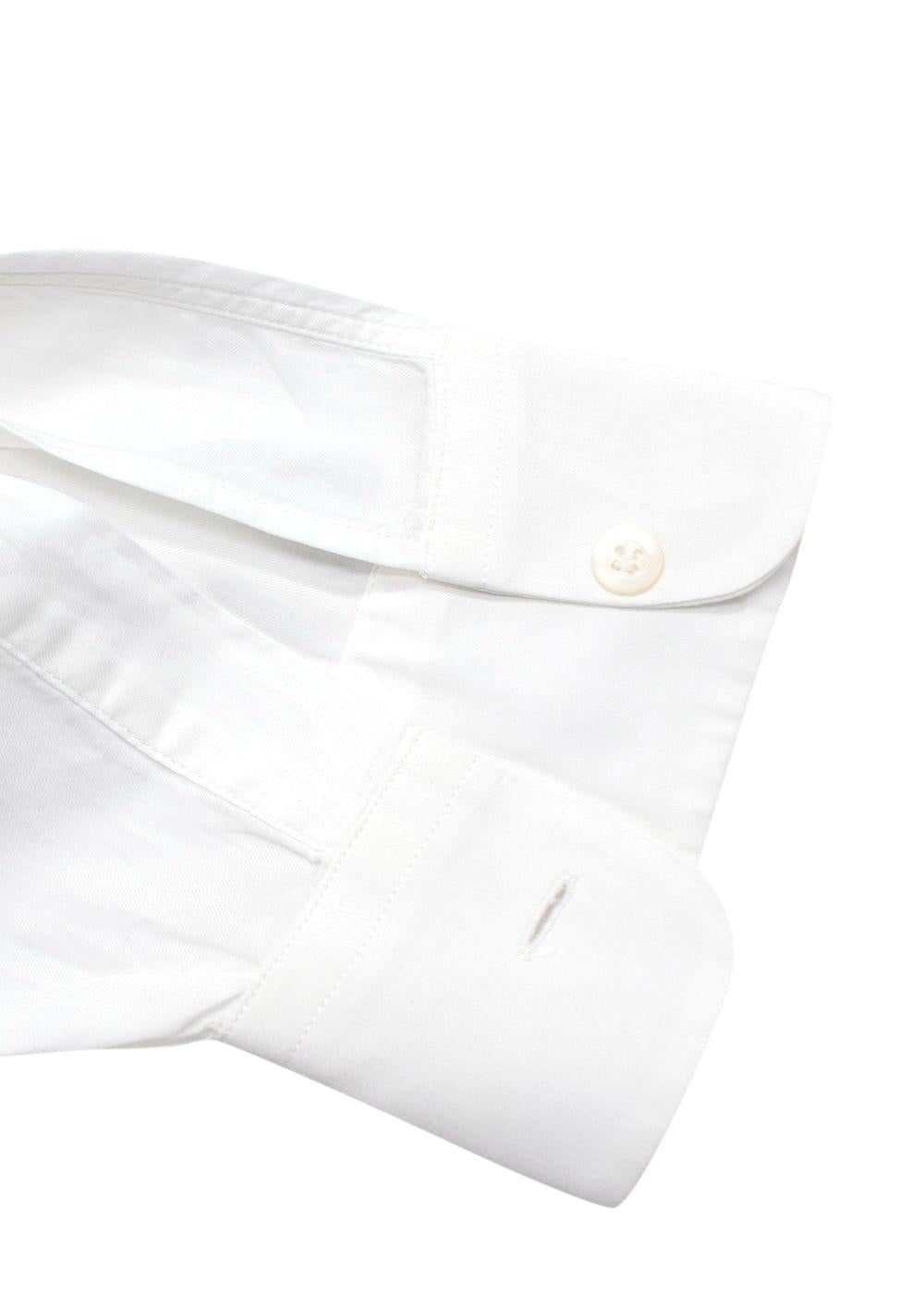 Dries Van Noten White Collarless Shirt