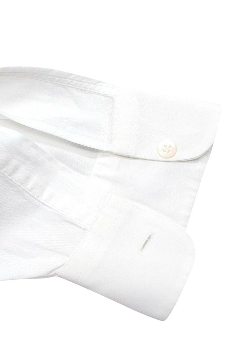 Dries Van Noten White Collarless Shirt