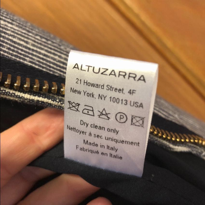 Altuzarra Blue & White Striped Jacket