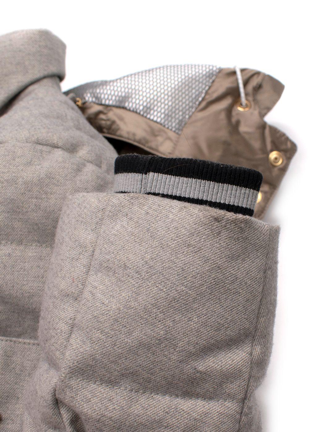 Bogner Grey Zip Uma-D Down Puffer Jacket