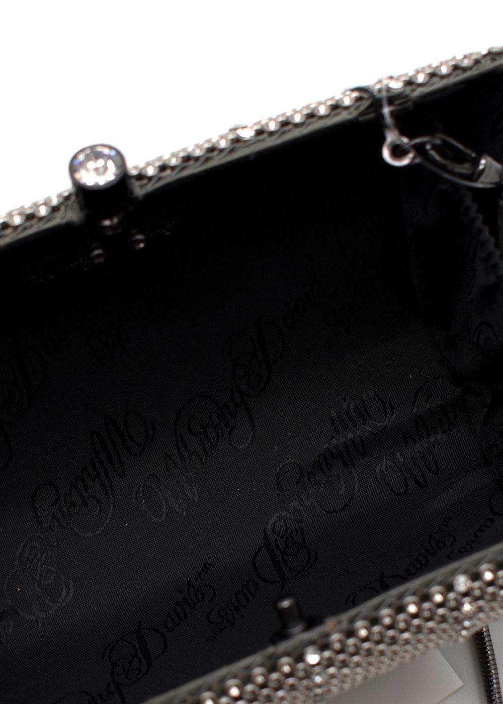 Dimple Mesh Clutch Pewter