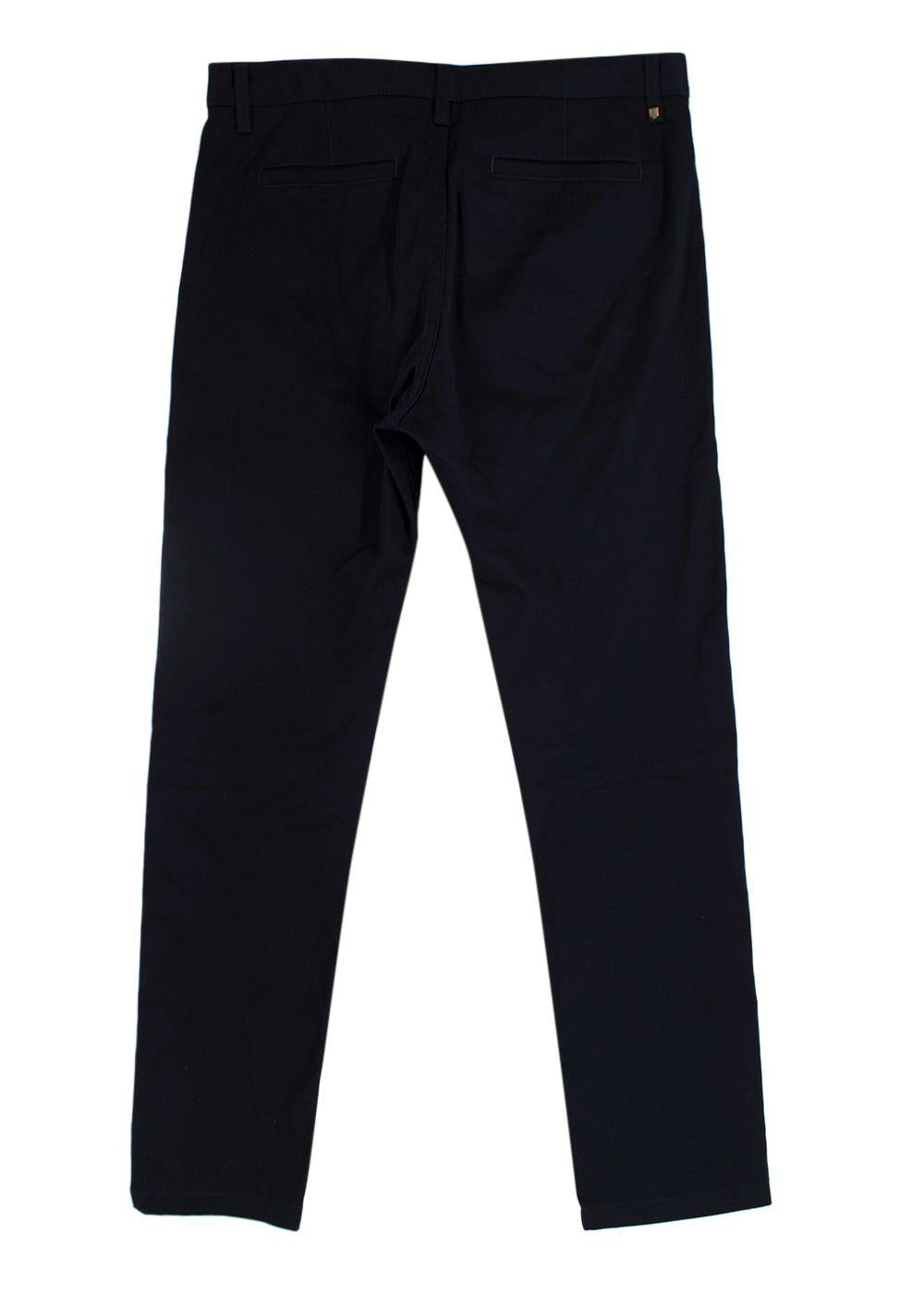 Saint Laurent Navy Tailored Trousers
