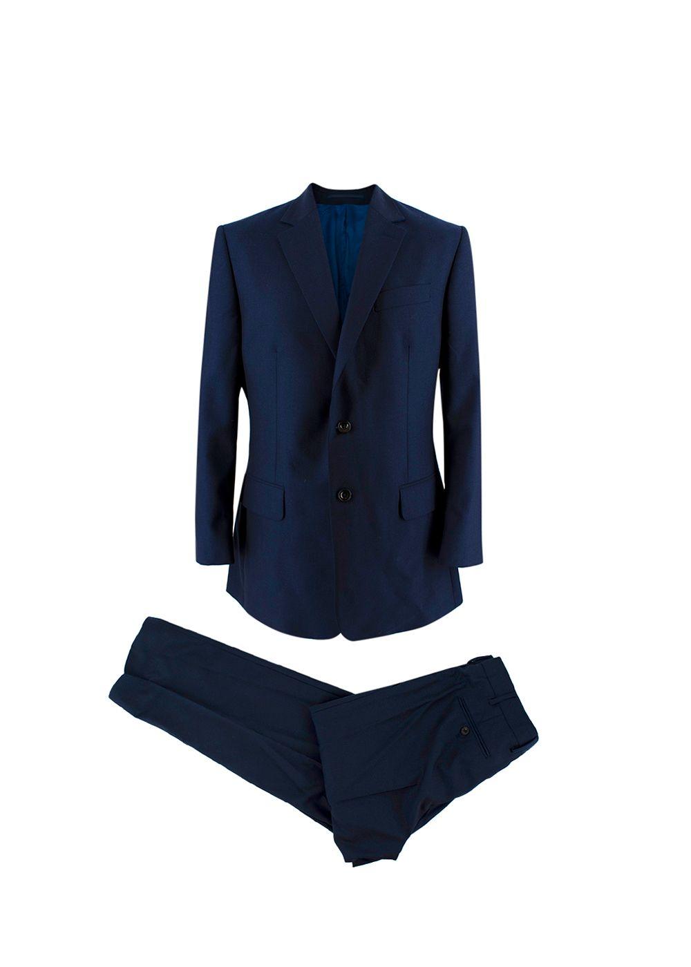 Harvie and Hudson Navy Blue Suit