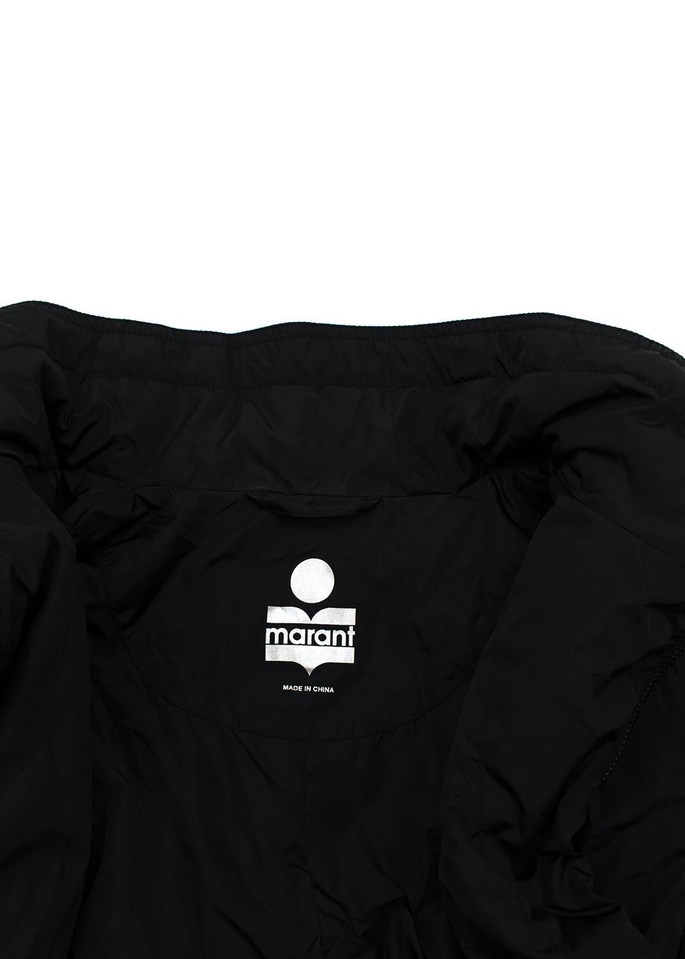 Etoile black recycle polyamide Dastya windbreaker