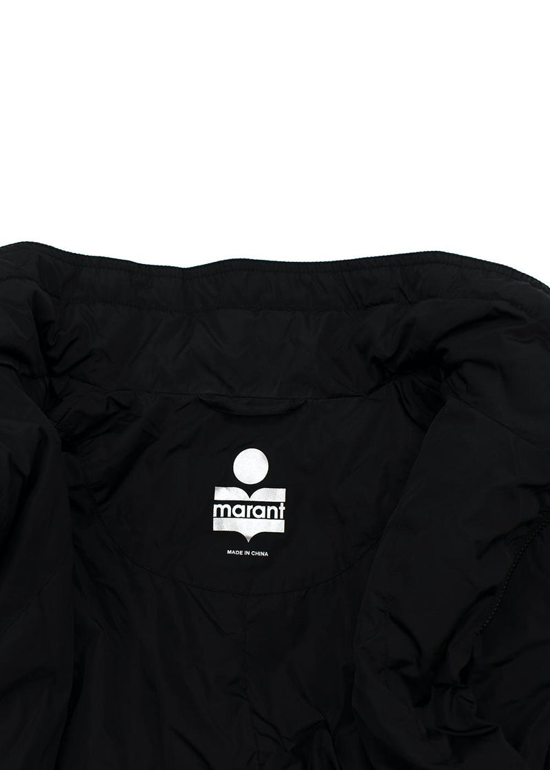 Etoile black recycle polyamide Dastya windbreaker