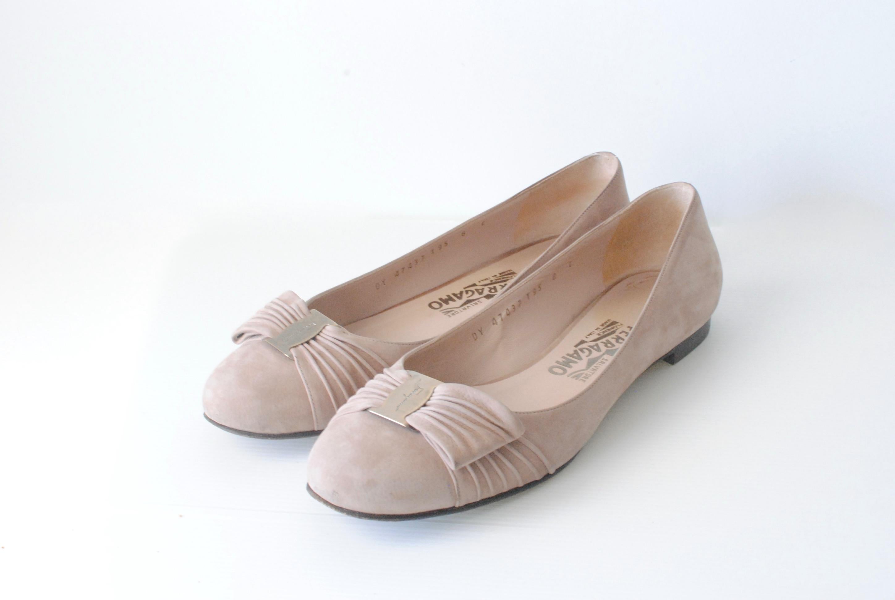 Suede Ballerinas