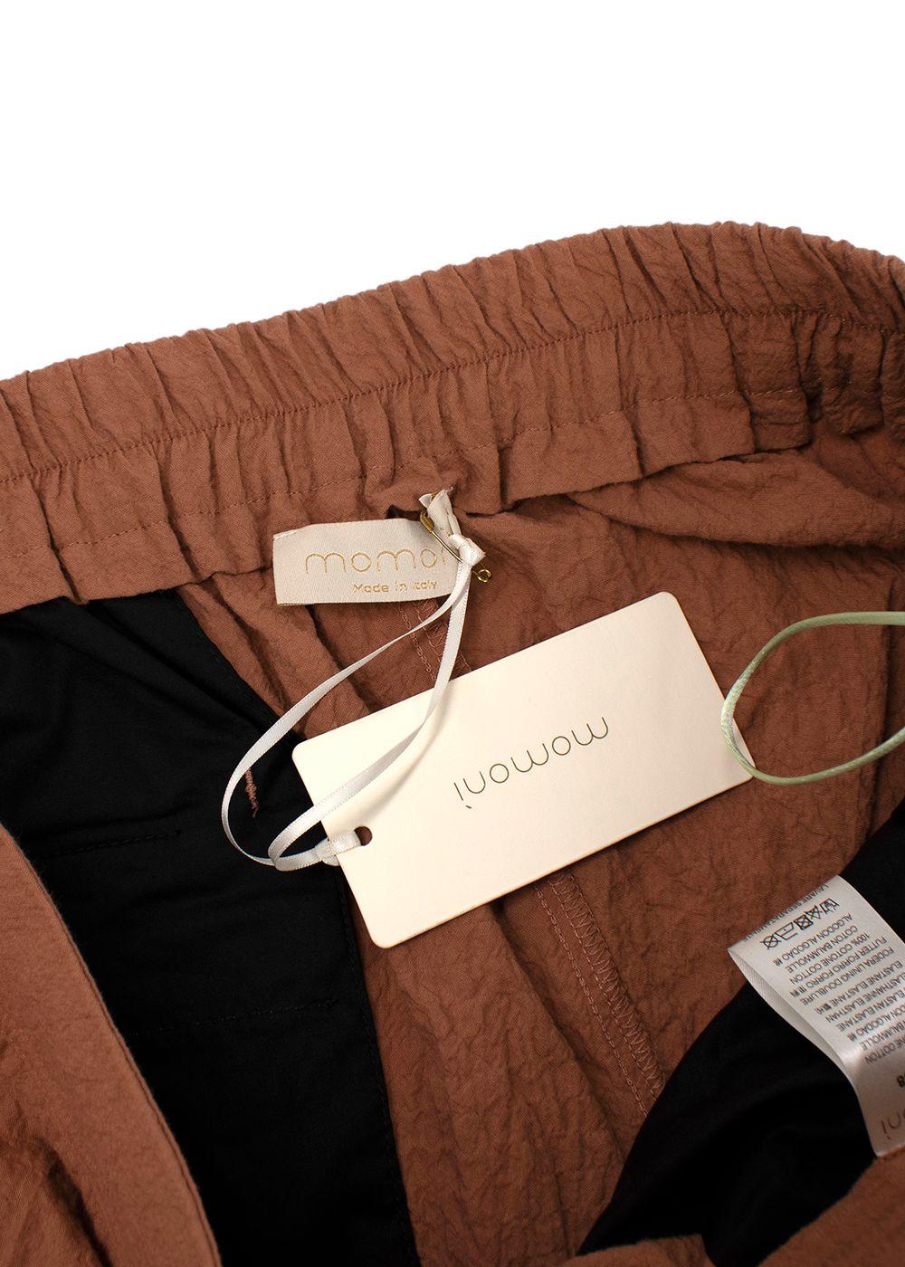 Momoni Burnt Orange Linen Trousers