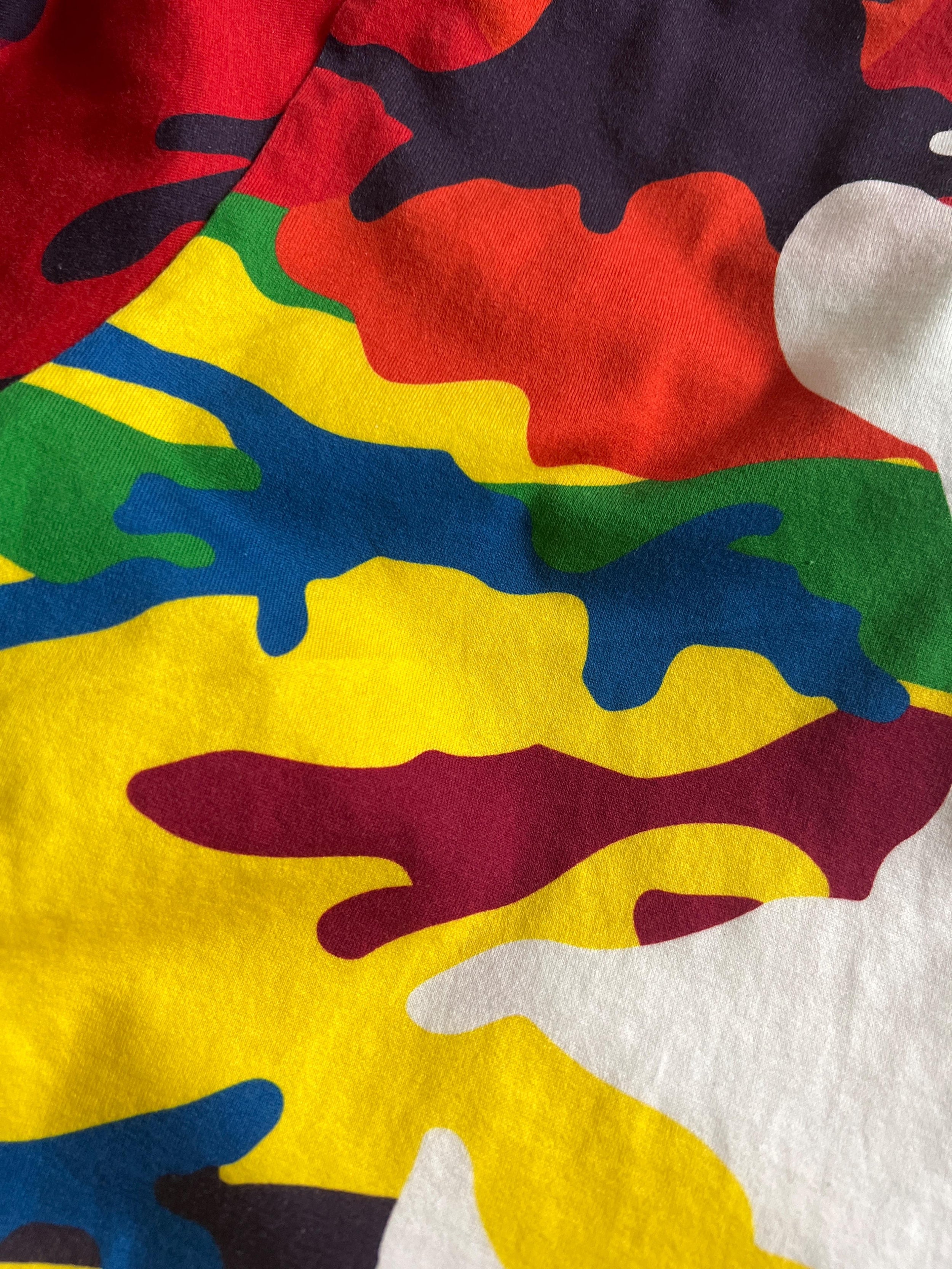 Multicolour VLTN camouflage t-shirt