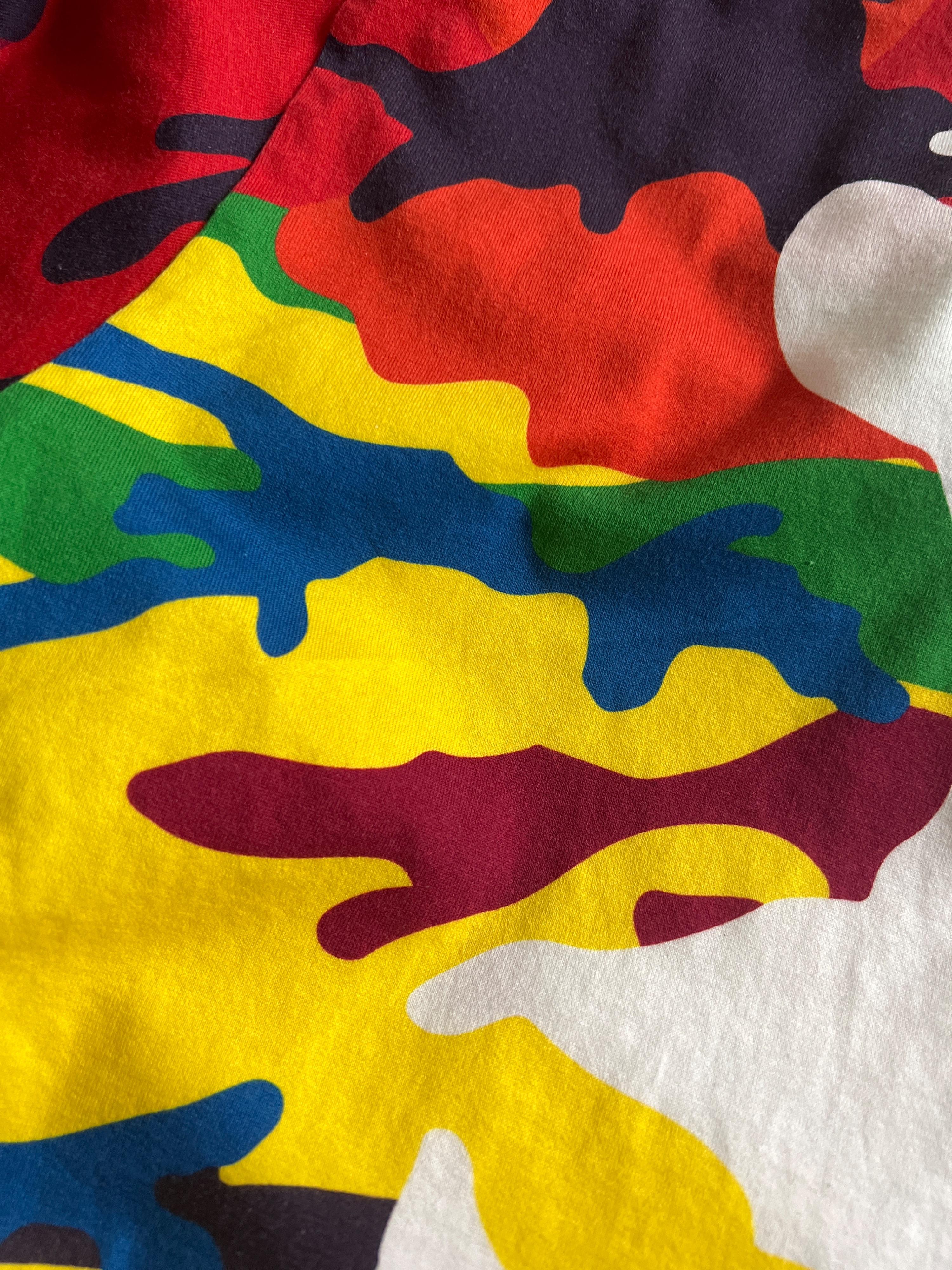 Multicolour VLTN camouflage t-shirt