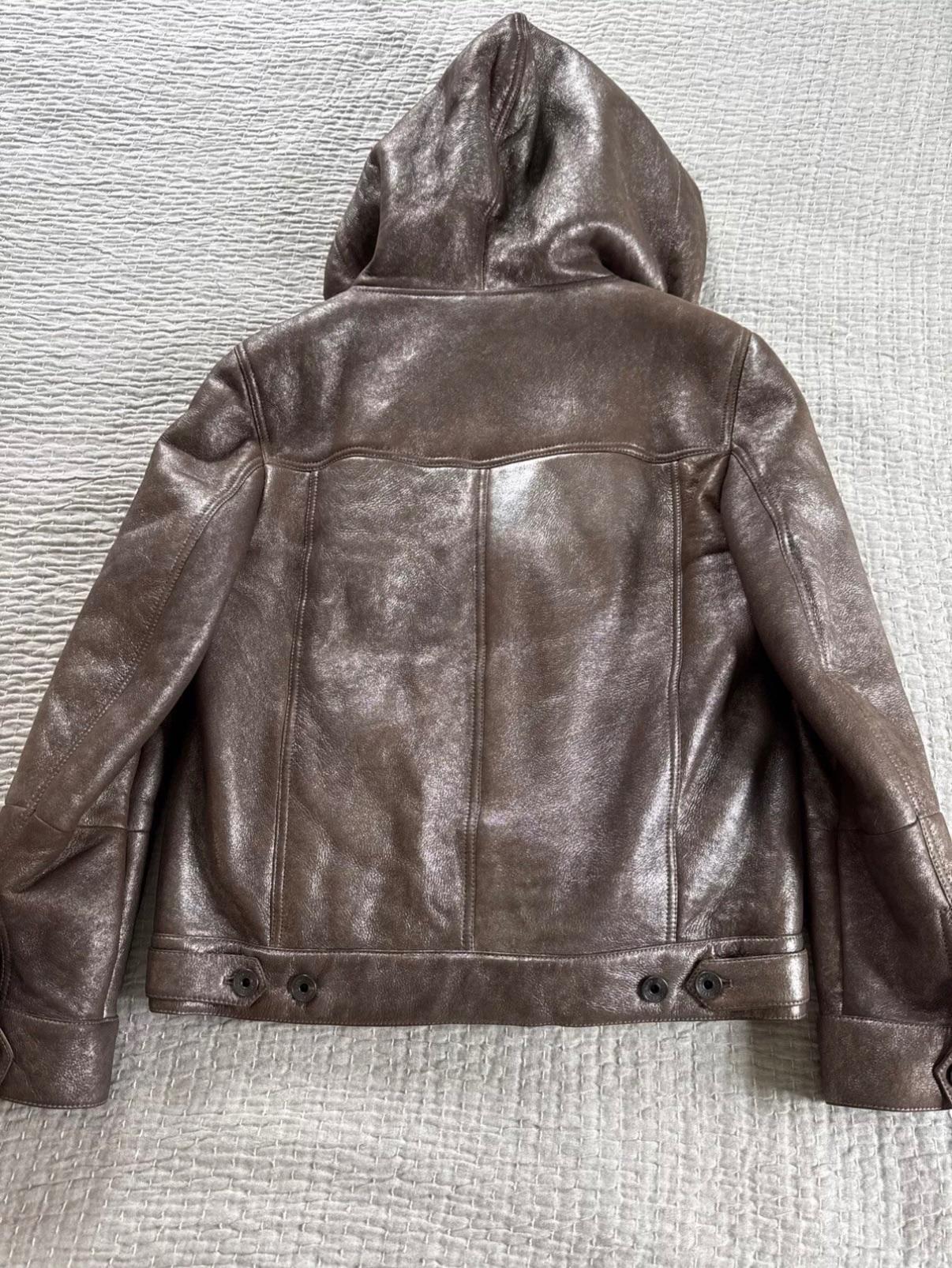 Brunello Cucinelli Metallic Brown Suede Jacket