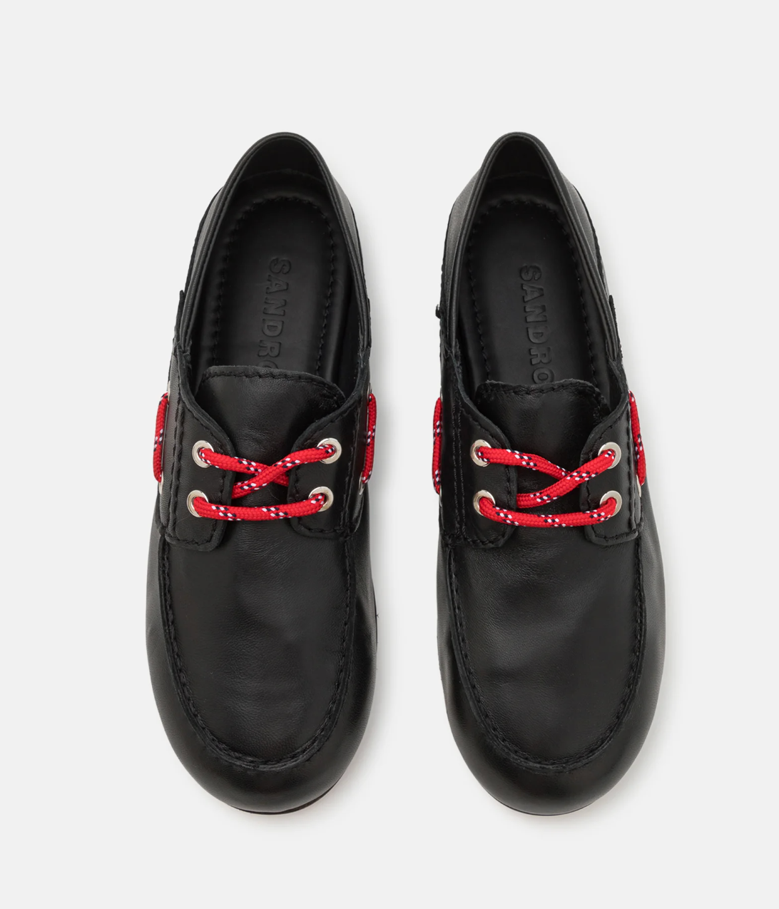 Sandro Leather Boat Shoes