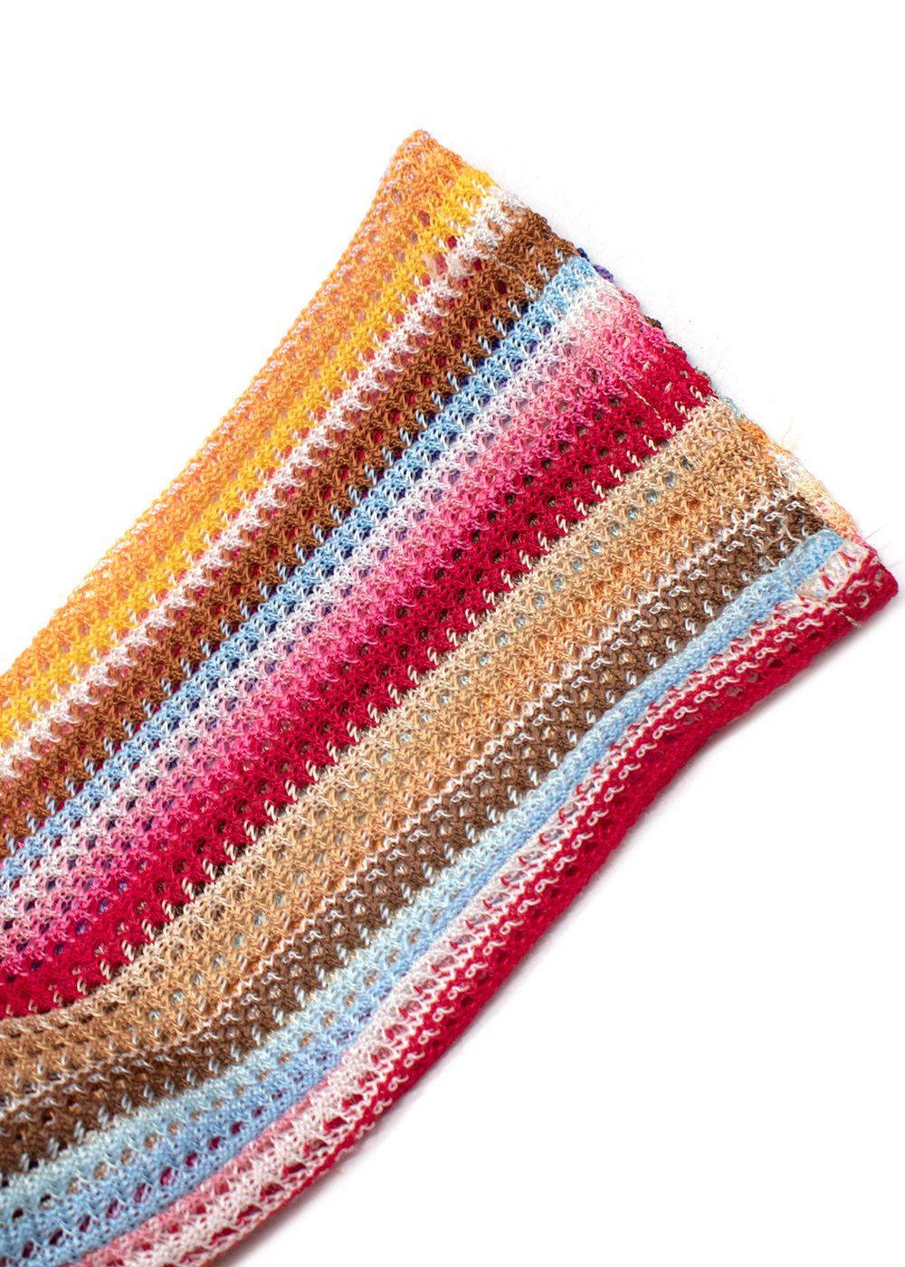 Missoni Crochet Multicoloured Maxi Cover Up Cardigan