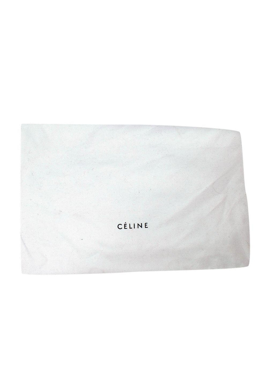 Celine White & Black Chelsea Ankle Boots