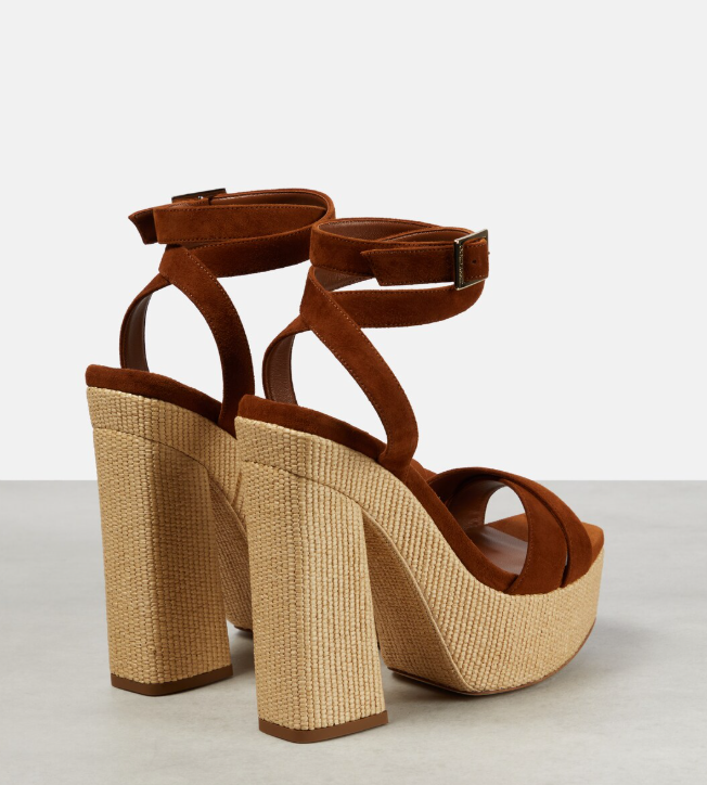 Jimmy Choo Gaia 140 Platform Sandals 37.5