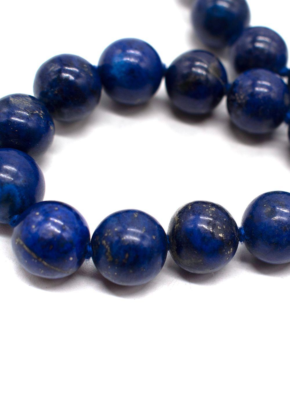 Bespoke Fine Quality Blue Agate Beaded Necklace