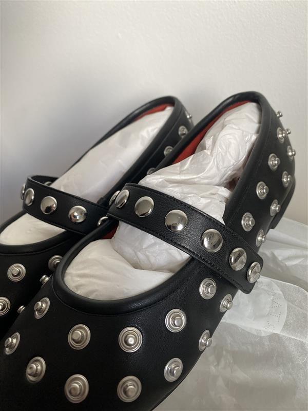 Stella McCartney Black Ryder Ballet Flats