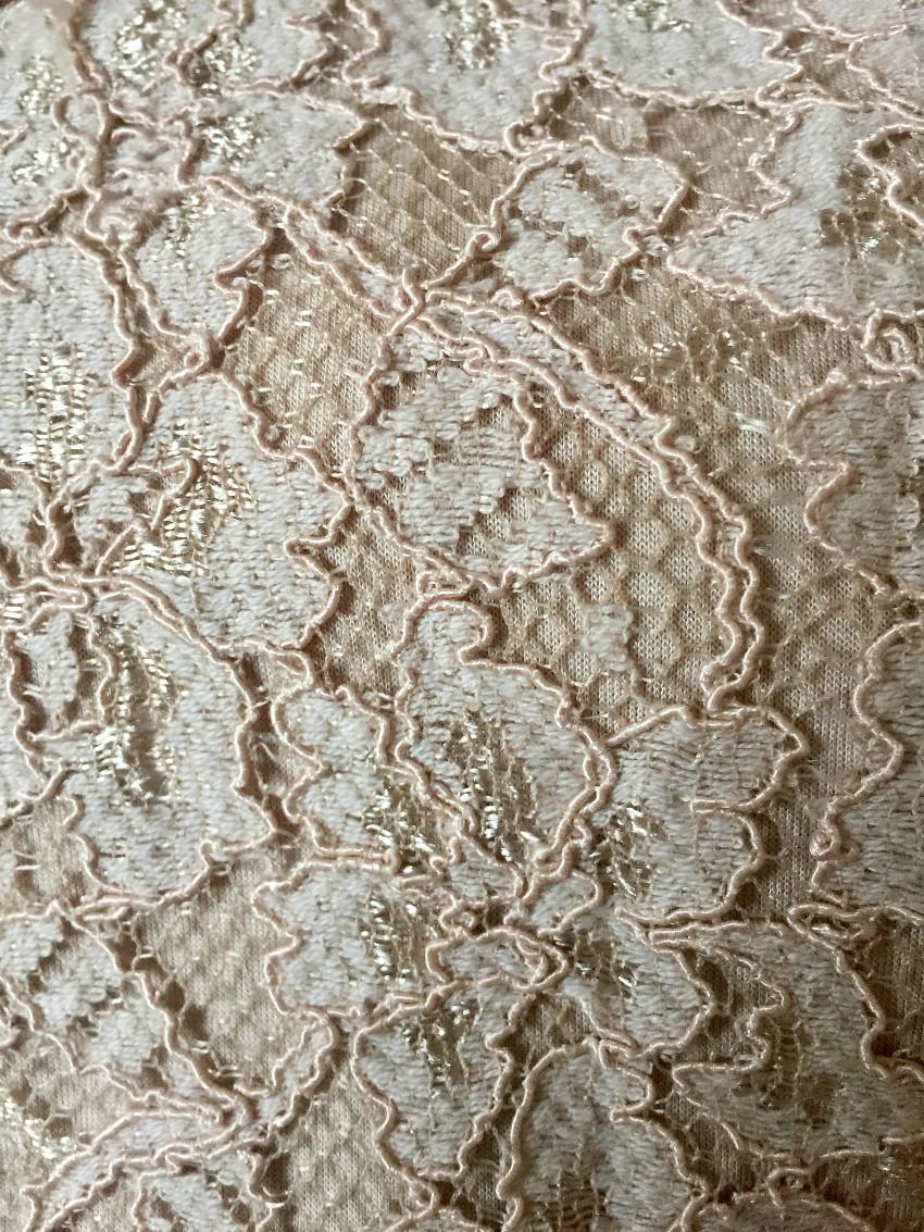 DVF Nude Lace Wanda Mini Dress