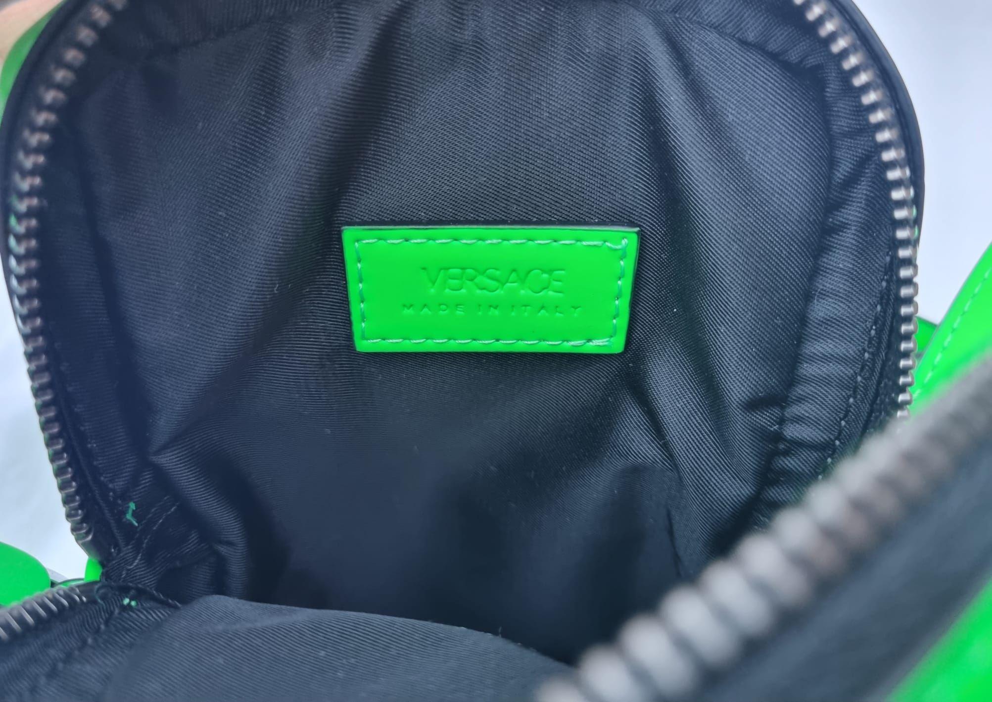 Green Medusa Biggie Crossbody Bag