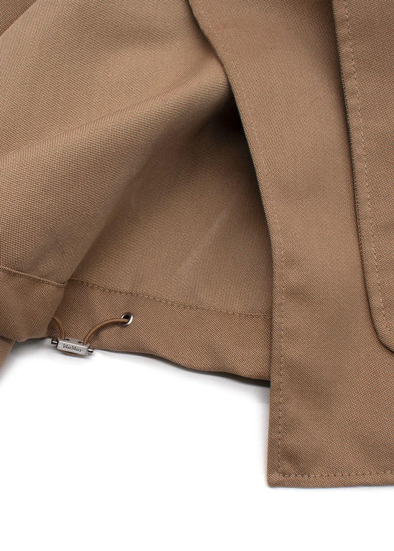 Weekend MaxMara Beige Cropped Trench Coat
