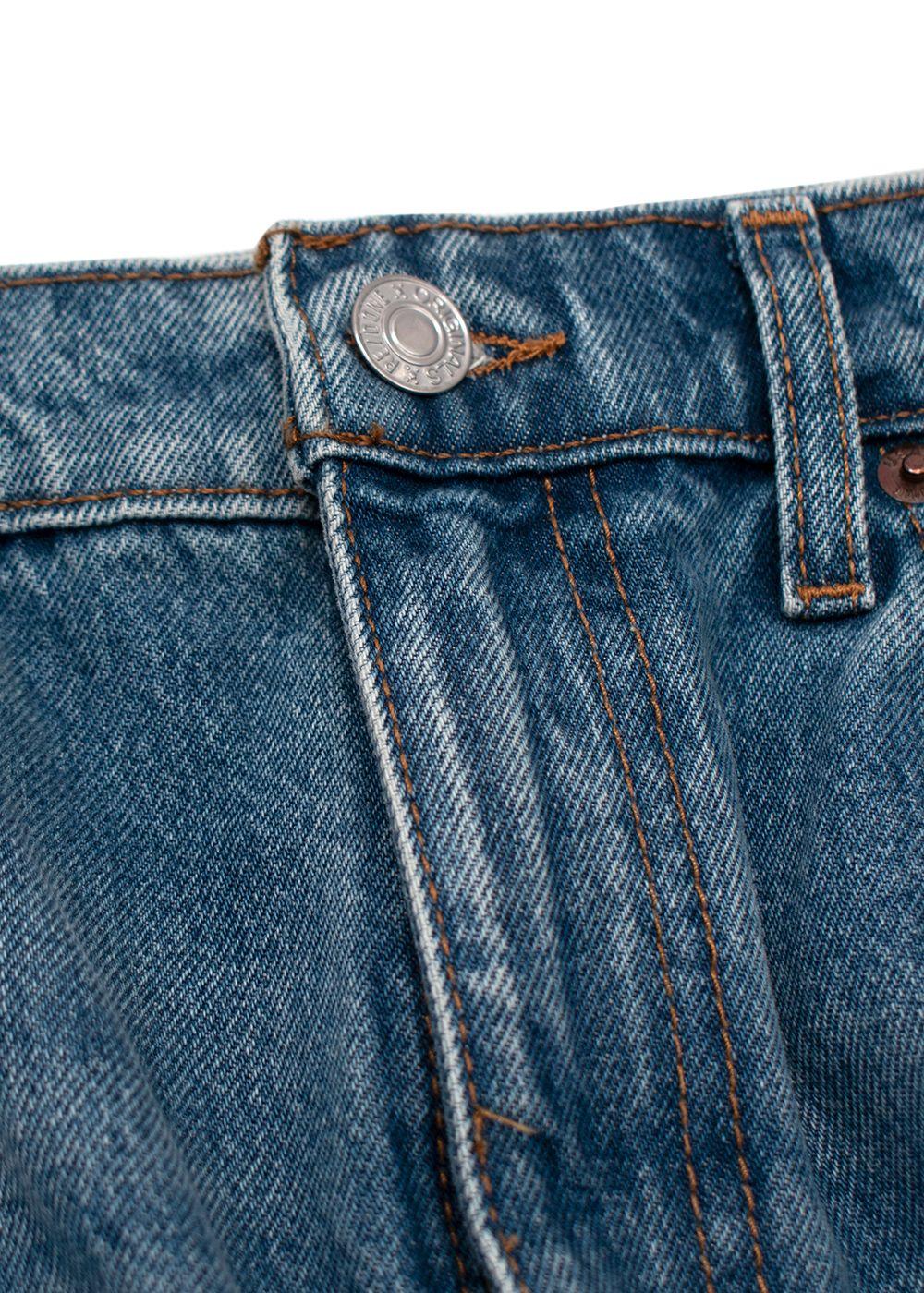 Re/Done Daring Indigo Straight Leg Jeans