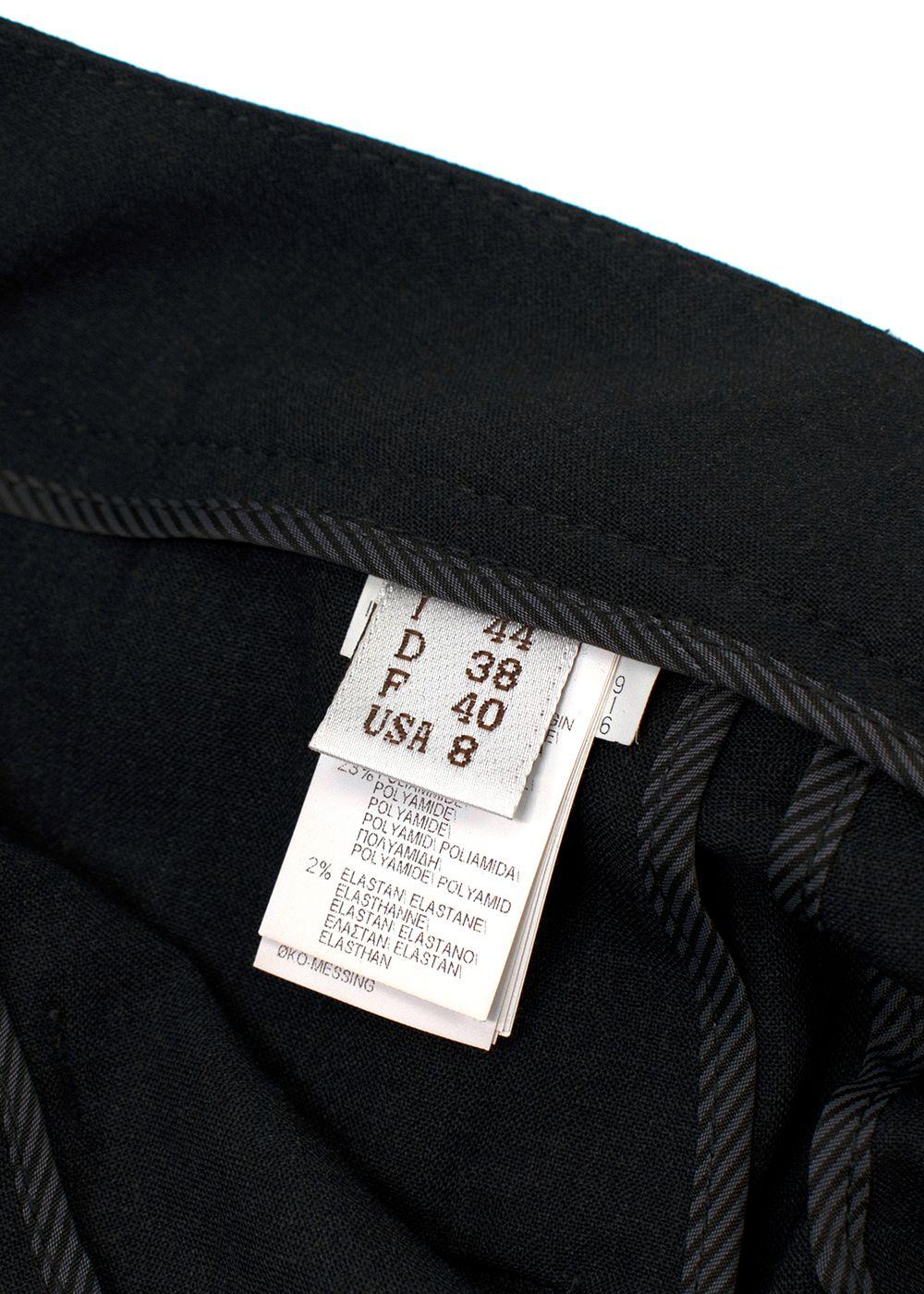 Brunello Cucinelli Charcoal Grey Trousers with Signature Embellishment