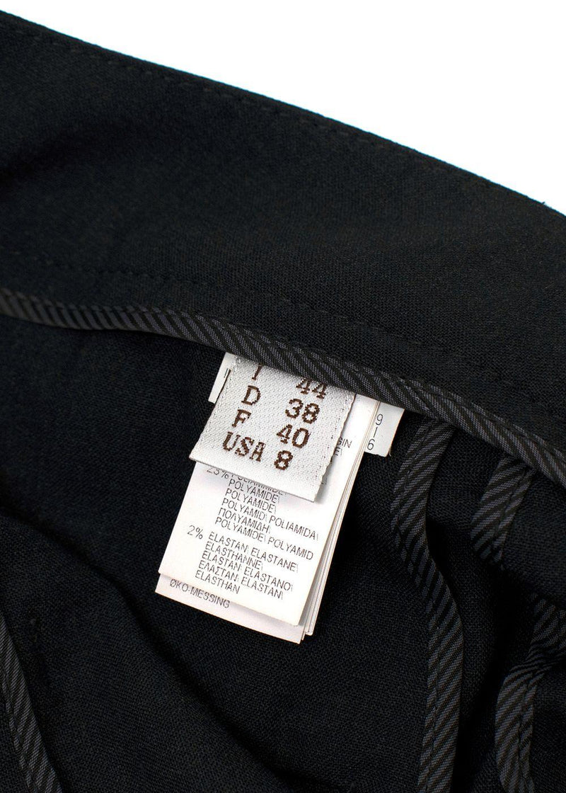 Brunello Cucinelli Charcoal Grey Trousers with Signature Embellishment