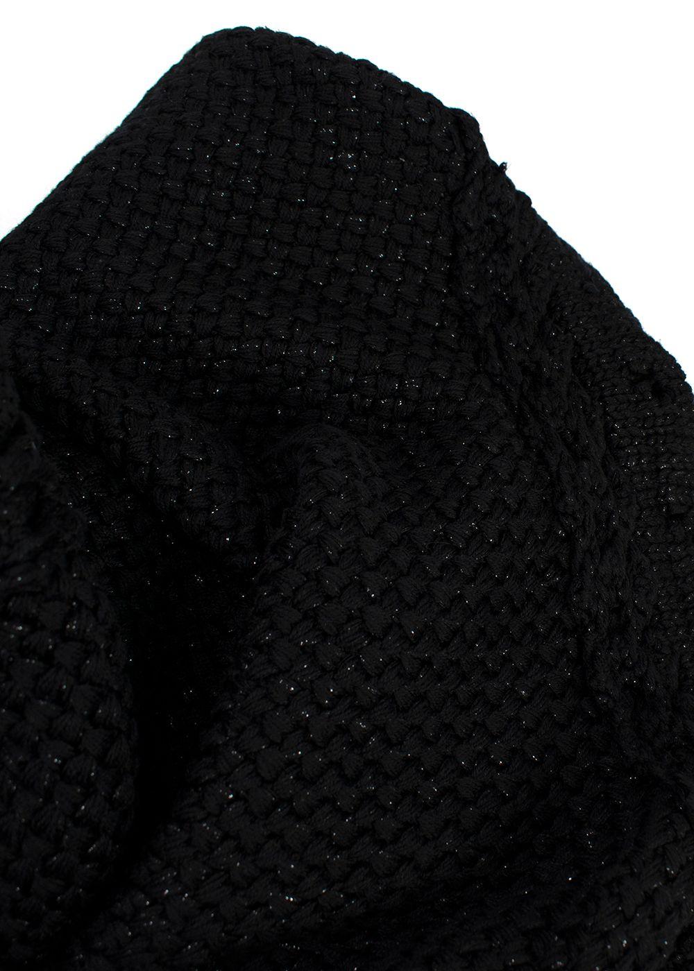 Andrew GN Black Sparkle Cardigan